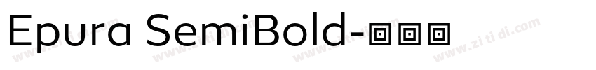 Epura SemiBold字体转换